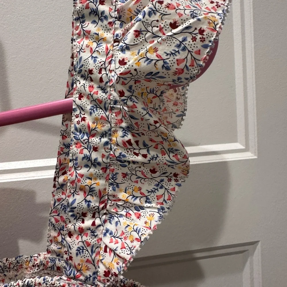 Old Navy NWT Cropped Colorful Smocked Tank Top - Picture 7 of 7